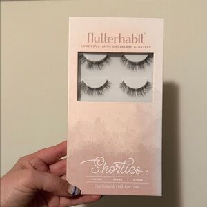 FlutterHabit Shorties Luxe Faux-Mink Lashes - Black